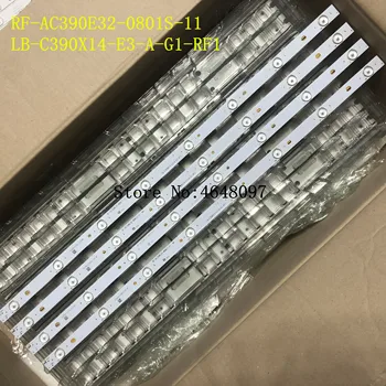 4 бр. Светодиодна лента с подсветка 8 лампи за Changhong 39D2000N light strip LB-C390X14-E3-A-G1-RF1 RF-AC390E32-0801S-11