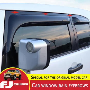 За Toyota FJ Cruiser Прозорец на сенника на Прозореца на Колата Дъжд от Веждите се Разширяват Защита От Дъжд Щит Водоустойчиви на Външни Аксесоари