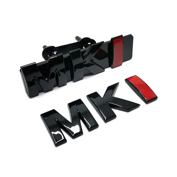 Лъскаво Черен Golf 1 автоаксесоари MK 1 Букви на предната Решетка Емблема на Багажника Лога Етикети