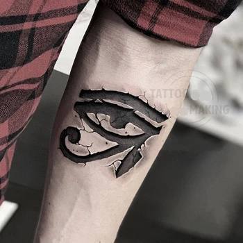 Нов 3D Черно Дяволски Очи Татуировка Стикер Очите Символ на Боди Арт Декорации Готина Водоустойчива Трайно Временно Стикер Татуировки на Мъже, Жени