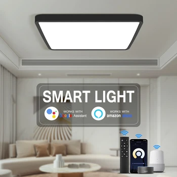 Интелигентен led тавана лампа за осветление на спални Sasha App Control Таван осветление 36 Вата 24 Watt led тавана лампа за дневна Панелни Тела