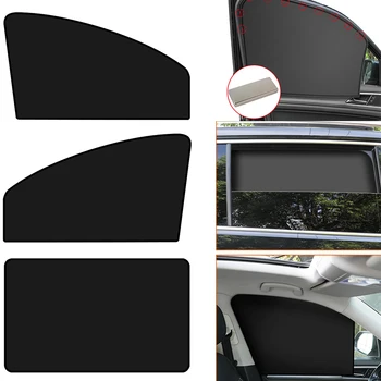 Магнитни Автомобилни Завеси Авто Козирка UV-Защита на Прозорец на Колата Козирка Покриване на Прозорци, Комарници Козирка Лятна Защитна Прозорец Филм