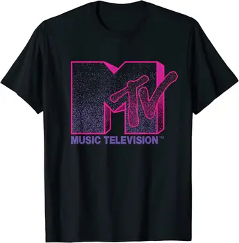 Тениски с Брилянтен Логото на Музикалния телевизия MTV Тениска
