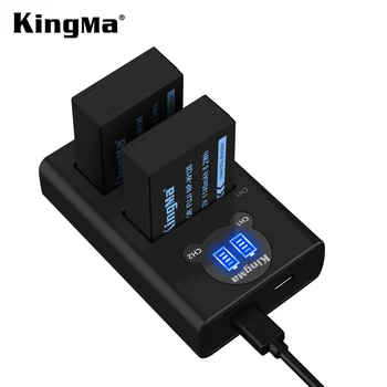 KingMa NP-W126S Батерия LCD Дисплей Dual USB Зарядно Комплект За Fujifilm XH1 X-Pro3 2 XT3 XT2 XT30 XS10 XT200 XT100 X100V X100F W126Батарея