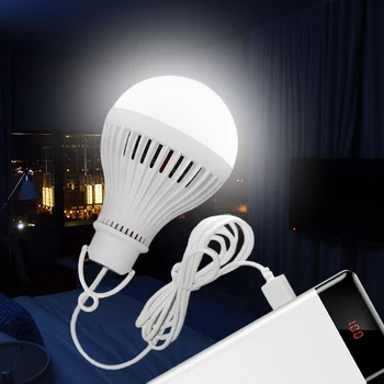 LED Лампа за Къмпинг, USB, Преносима система за Спешни Лампа, Power Bank, Зареждане, 1/2/3/5 бр, Уличен Фенер за четене на Книги