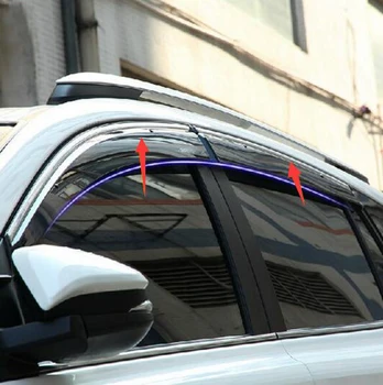 Високо Качество За Toyota RAV4 РАВ 4 XA40 2013 2014 Вратата на Прозореца Козирка отдушник Защита От Слънце и Дъжд Защитен Екран Рефлектор