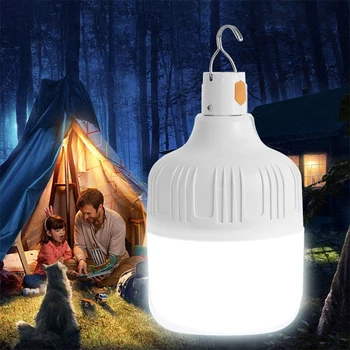 Преносимо Къмпинг Осветление Акумулаторна Батерия Led Лампа За Къмпинг Спасителна Лампа За Палатка С Висока Мощност На Осветление Оборудване За Къмпинг Лампа