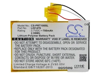 Батерия Cameron Sino 700mAh 1-853-104-11, LIS1476, LIS1476MHPPC (SY6) за Sony PRS-T1, PRS-T2, PRS-T3, PRS-T3E, PRS-T3S