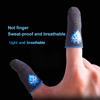 Калъф За Върха на Пръста си Гейм Контролер PUBG Защита От Изпотяване Дишаща Чувствителен Сензорен Екран Слот Пръст Ръкав За Палеца Ръкавици Аксесоари