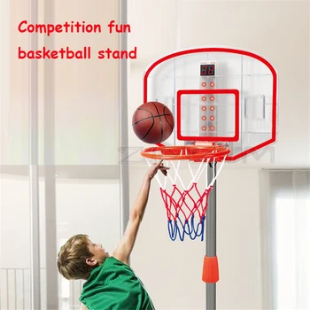 Нови Автоматични Баскетболни Багажник За Броене На Точки, Регулируеми По Височина, Детски Баскетболен Обръч, Набор От Играчки, Баскетбол Игра За Детска Учебната Практика