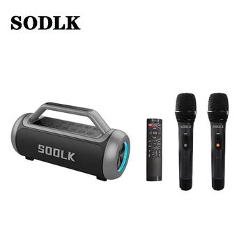 SODLK T80K Bluetooth Високоговорител 100 W Bluetooth Вграден микрофон намаляване на шума в едно докосване Технология BassUp IPX5 Водоустойчив