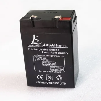 US 4 6.0 Ah Акумулаторна оловно-кисели акумулаторна батерия 6000 mah за led крушки и електронни везни, които не изискват обслужване