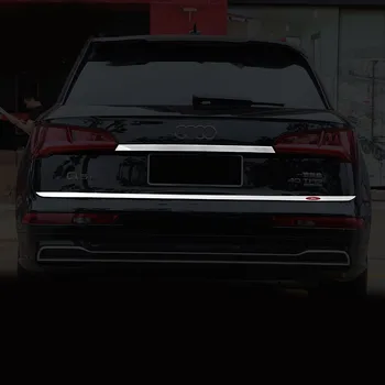 Външен Комплект От Неръждаема Стомана За Audi Q5 2017-2022 Заден Багажник Врата На Багажника Формоване Нагоре Знаменца Ивица Капак Завърши Аксесоари