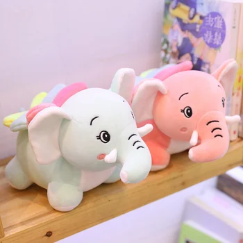 30-60 см Сладък Дъмбо Cartoony Слон Плюшени Играчки Джъмбо мека Мека Кукла Животни за малки Деца Подарък за Момичета чудесен Коледен Подарък
