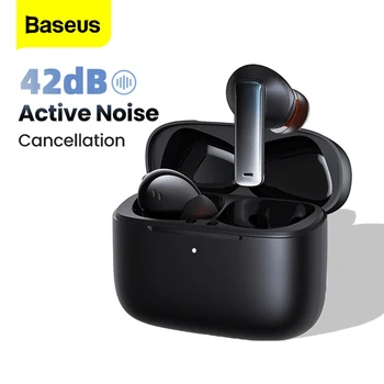 Baseus M2 TWS Безжични Слушалки ANC True Безжични Слушалки С Активно Шумопотискане Bluetooth 5,2 Слушалки Слушалки За iPhone