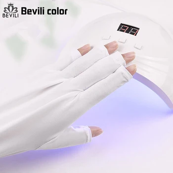Ръкавица за Дизайн на Ноктите, Ръкавица За Защита от Uv, Ръкавици За Защита от Ултравиолетова светлина, за Защита на Гел за Дизайн на Ноктите, UV-Led Лампа, Инструмент