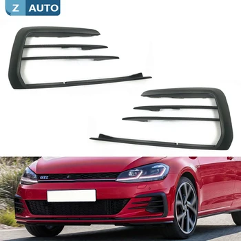 Рамка Противотуманной фарове Предна Броня на автомобила, капак За VW Golf 7.5 GTI 2018 2019 2020, Рамка Предна Противотуманного фенер, Противотуманная светлината на прожекторите, рамка