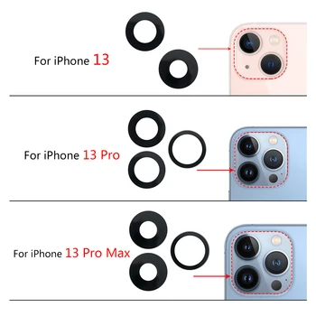Стъкло Задна Камера За iPhone 13 Pro Max Делото Ремонт на Обектив Резервни Части За iPhone 13Mini