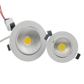 Супер ярък димиране на led лампа COB Spot Light 5 W 7 W 9 W И 12 W вградени led точка осветление Лампа за Вътрешно Осветление