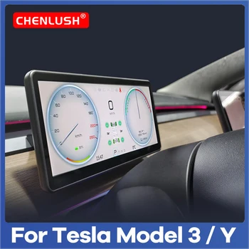 10,26 Инча За Tesla, Модел 3 Y Автомобили LCD Панел на Арматурното Табло Сензорен Екран Стил Конзола Цифрови Таблото Мултимедиен Плейър Дисплей