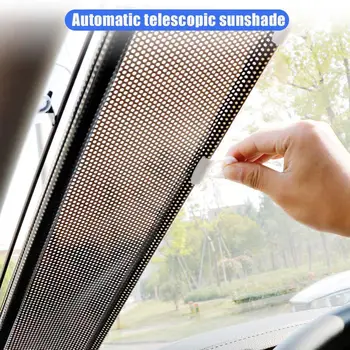 Универсален Автомобилен Козирка Завеса Задното Странично Прозорец На Предното И Задното Предното Стъкло Слънцезащитен Блок Мига Черна Капачка Издънка На Аксесоари За Автомобили