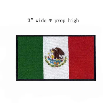 Бродерия Ленти с Логото на Хартата на Мексико и Т.н ширина 3 инча /Държава Ленти/Аксесоари