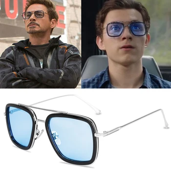 Тони Старк Очила на Мъже, Жени Слънчеви Очила Iron man Очила Steampunk Слънчеви Очила Мъжки слънчеви Очила