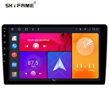 SKYFAME 9 10 инча Авто Android Голяма Scerren Навигация Радио Мултимедиен Плеър Универсален Android Авто Стерео GPS система