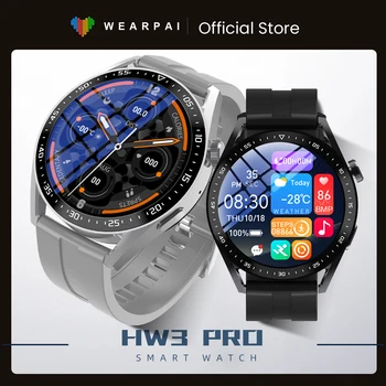 Смарт часовници HW3 Pro Мъжки Умен часовник NFC е Безжична Зареждане на Bluetooth Повикване Гласов Асистент Монитор на Сърдечната Честота Спортен Фитнес-Песен