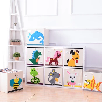 Сгъваема Кутия За Съхранение на Детски Играчки Cartoony кутия за съхранение на играчки, Чанта за Детска Количка За Съхранение на Всички Всячины Organizador