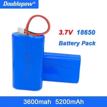 3,7 В 18650 Литиева акумулаторна батерия 3600/5200 mah Акумулаторна батерия Риболовен led лампа Bluetooth Високоговорител + plug XH-2Т