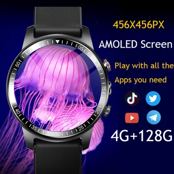 4G Всички Netcom Android AMOLED Екран на Смарт Часовници За Възрастни Мъже Жени Wifi СИМ Предизвикателство TikTok Интернет, за да Изтеглите за Xiaomi за Amazfit