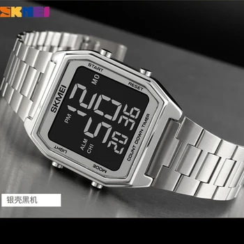 SKMEI 2 Време За Мъже Цифрови Спорт Часовници Марка за Обратно Отброяване Хронометър Модерен Led Електронен Часовник Мъжки Reloj Hombre